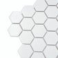 White 11 x 11 Matte Porcelain Mosaic Tile