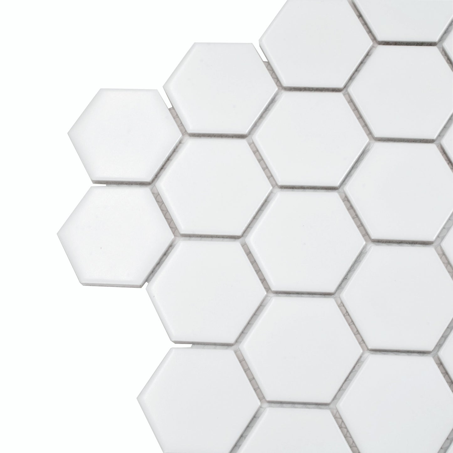 White 11 x 11 Matte Porcelain Mosaic Tile