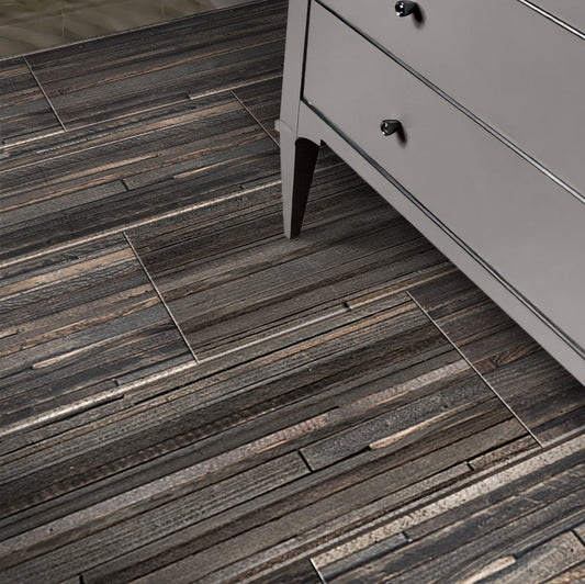 Brown 12 x 48 Matte Porcelain Large Tile - Sample