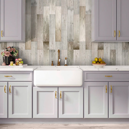 Beige 8 x 48 Matte Porcelain Large Tile - Sample