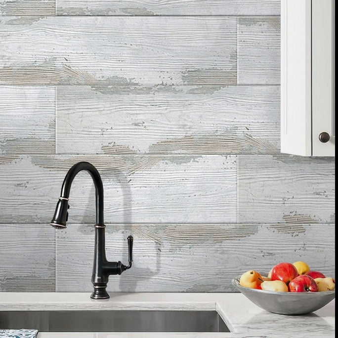 Light Gray 8 x 48 Matte Porcelain Large Tile