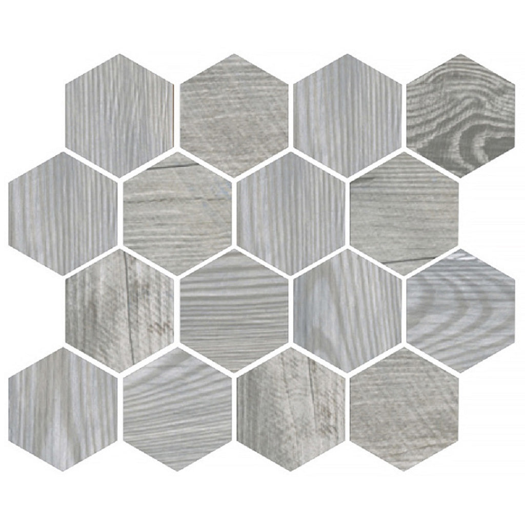 Gray 10 x 12 Matte Porcelain Hexagon Tile