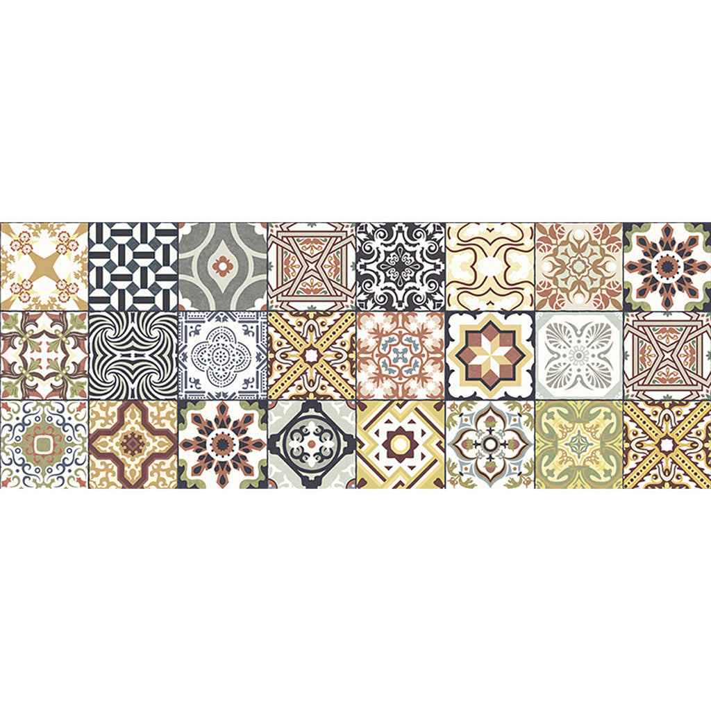 Multicolor 18 x 48 Matte Ceramic Large Tile