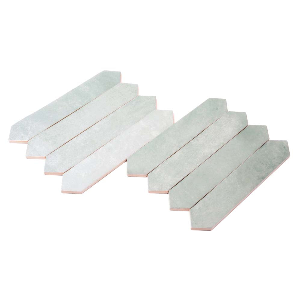 Pistachio Green 2 x 10 Matte Ceramic Picket Tile