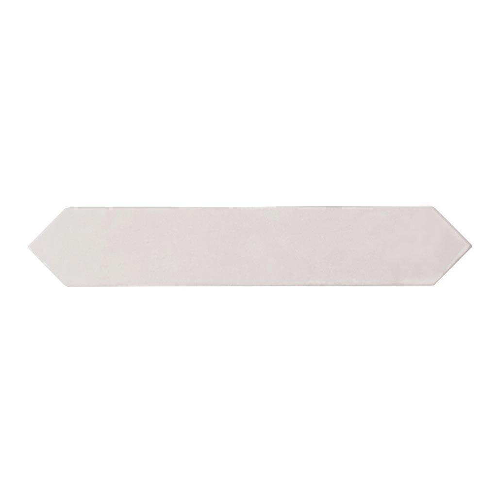 Pearl White 2 x 10 Glossy Ceramic Picket Tile