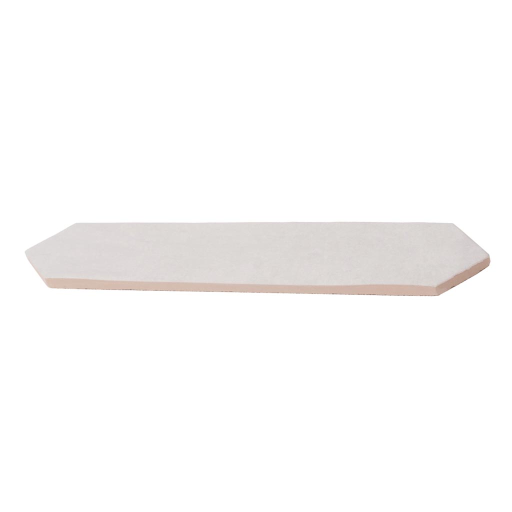 Pearl White 2 x 10 Matte Ceramic Picket Tile