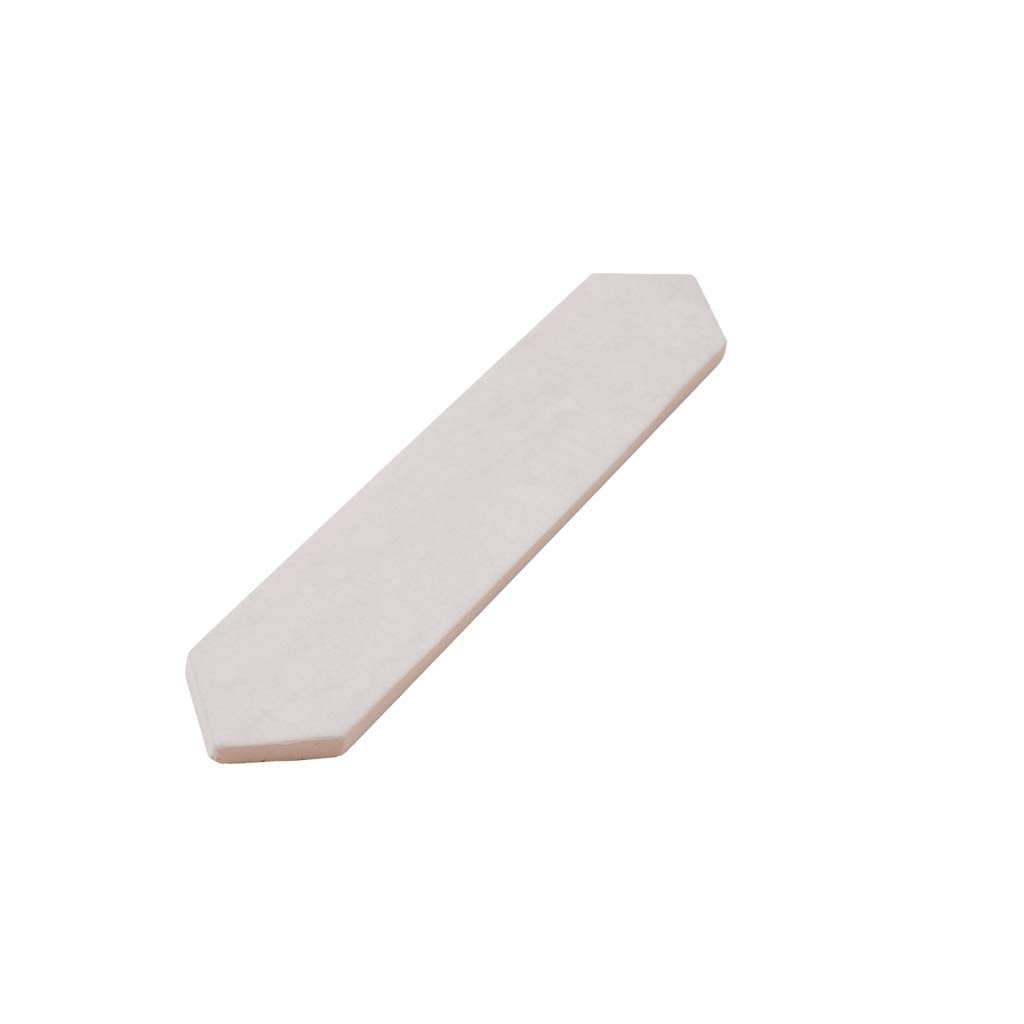 Pearl White 2 x 10 Matte Ceramic Picket Tile