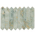 Moss Green 2 x 10 Glossy Ceramic Picket Tile