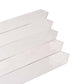 Cotton White 2 x 10 Glossy Ceramic Picket Tile