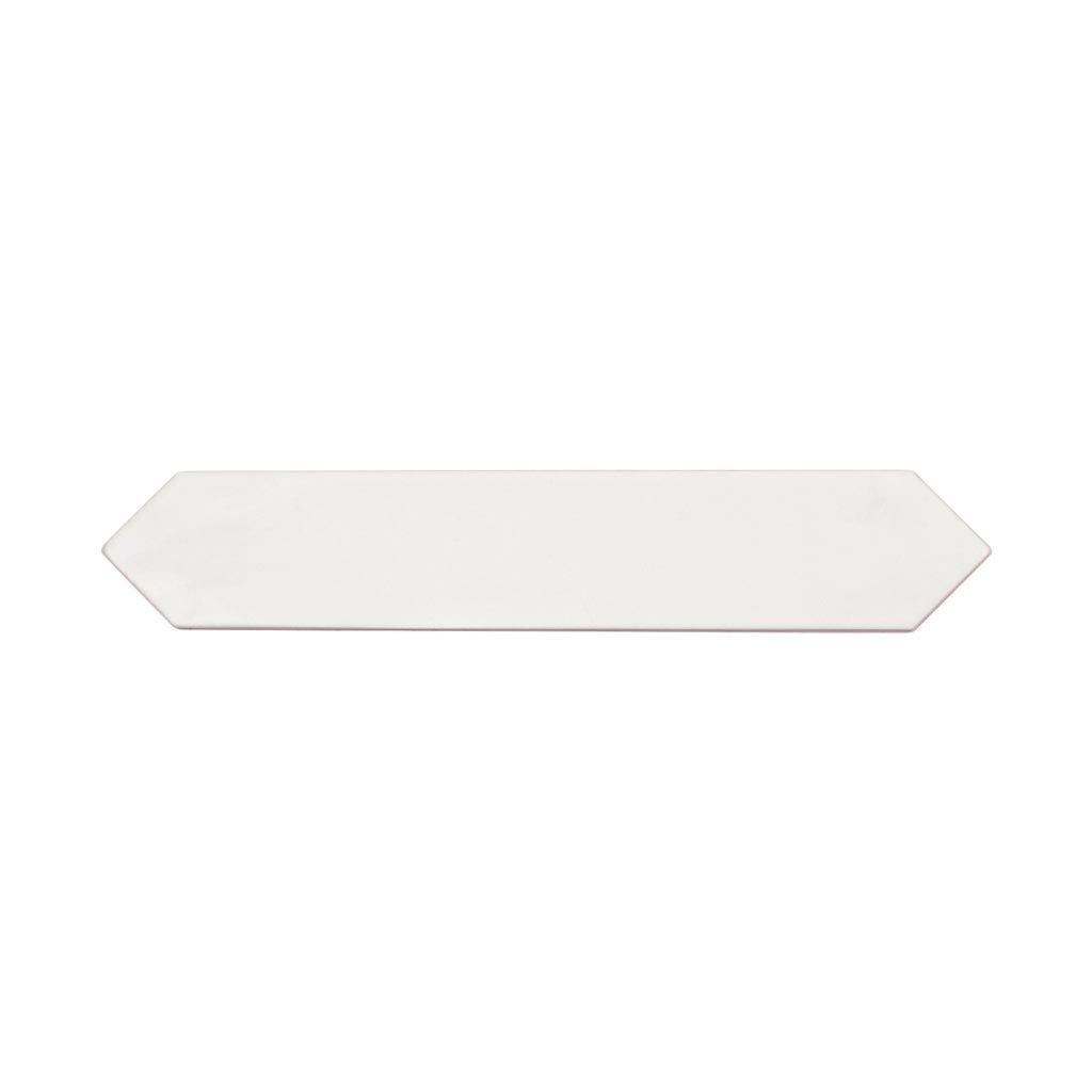 Cotton White 2 x 10 Matte Ceramic Picket Tile