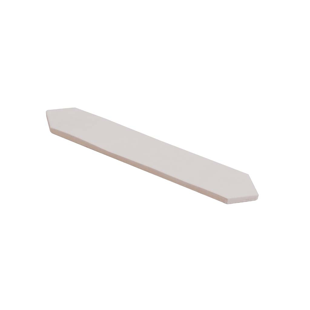 Cotton White 2 x 10 Matte Ceramic Picket Tile