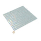 Stone Blue 12 x 12 Glossy Glass Mosaic Tile