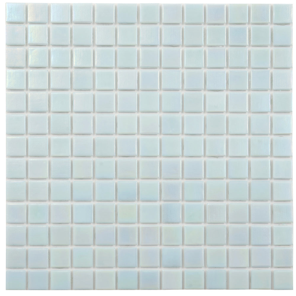 Stone Blue 12 x 12 Glossy Glass Mosaic Tile