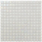 White 12 x 12 Glossy Glass Mosaic Tile