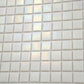 White 12 x 12 Glossy Glass Mosaic Tile