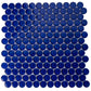 Cobalt Blue 12 x 12 Glossy Glass Mosaic Tile