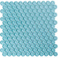 Sky Blue 12 x 12 Glossy Glass Mosaic Tile