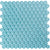 Sky Blue 12 x 12 Glossy Glass Mosaic Tile