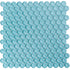 Sky Blue 12 x 12 Glossy Glass Mosaic Tile