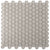 Beige 12 x 12 Glossy Glass Mosaic Tile