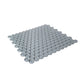 Coin Gray 12 x 12 Glossy Glass Mosaic Tile