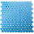 Cerulean Blue 12 x 12 Glossy Glass Mosaic Tile