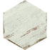 Ivory White 14 x 14 Matte Porcelain Hexagon Tile