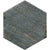 Dark Gray 14 x 14 Matte Porcelain Hexagon Tile