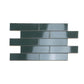 Green 2 x 8 Glossy Ceramic Subway Tile