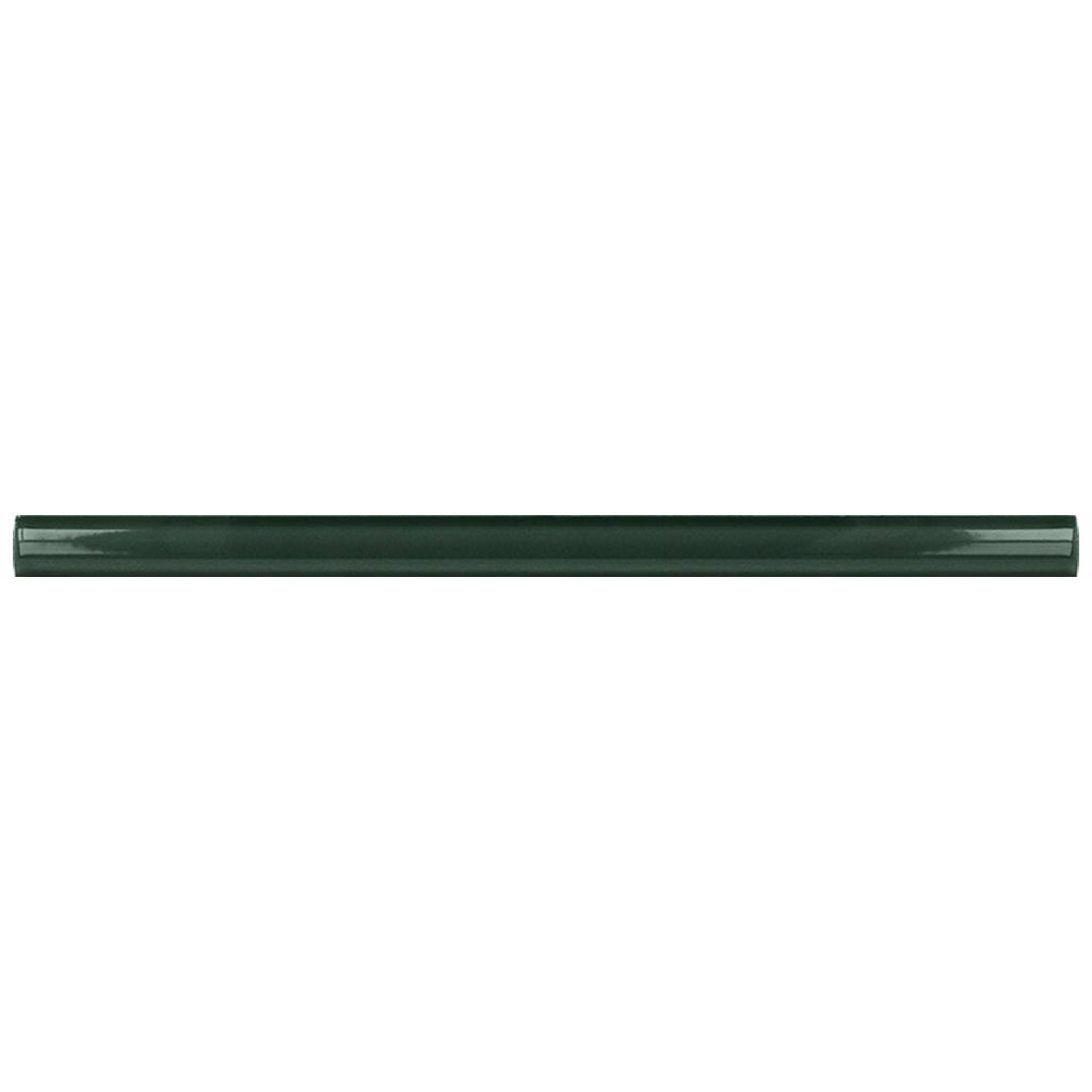 Green 0.5 x 8 Glossy Ceramic Pencil Trim