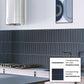 Blue 2 x 8 Matte Ceramic Subway Tile