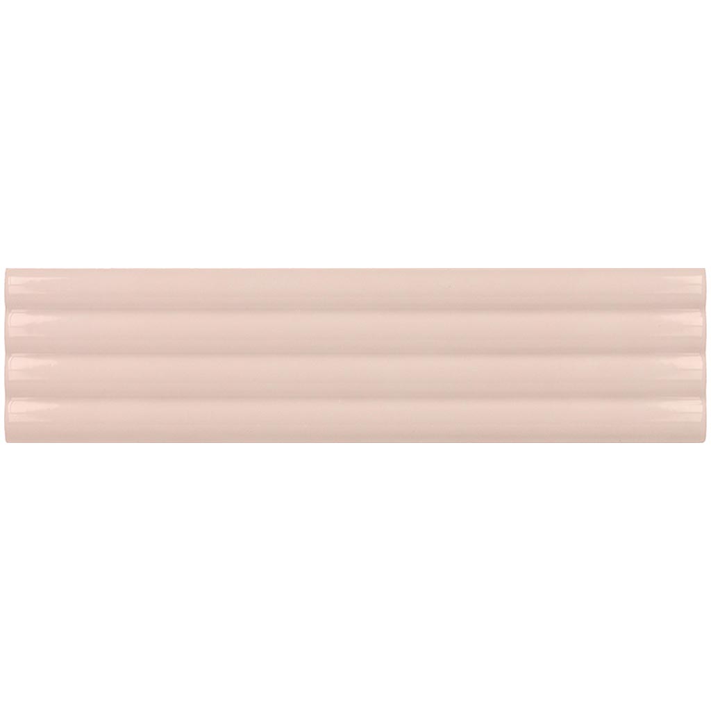 Pink  2 x 8 Glossy Ceramic Subway Deco Tile