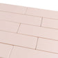 Pink  2 x 8 Matte Ceramic Subway Tile