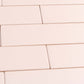 Pink  2 x 8 Matte Ceramic Subway Tile