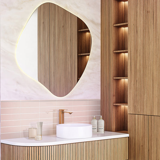 Pink  0.5 x 8 Glossy Ceramic Pencil Trim - Sample