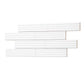 White 2 x 8 Matte Ceramic Subway Deco Tile