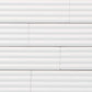 White 2 x 8 Matte Ceramic Subway Deco Tile