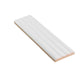 White 2 x 8 Matte Ceramic Subway Deco Tile