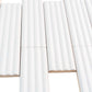 White 2 x 8 Matte Ceramic Subway Deco Tile