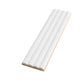 White 2 x 8 Matte Ceramic Subway Deco Tile