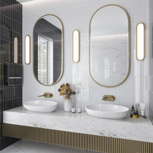 White 2 x 8 Glossy Ceramic Subway Tile - Sample