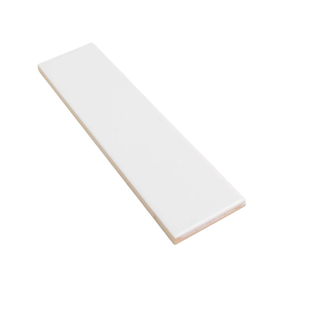 White 2 x 8 Matte Ceramic Subway Tile