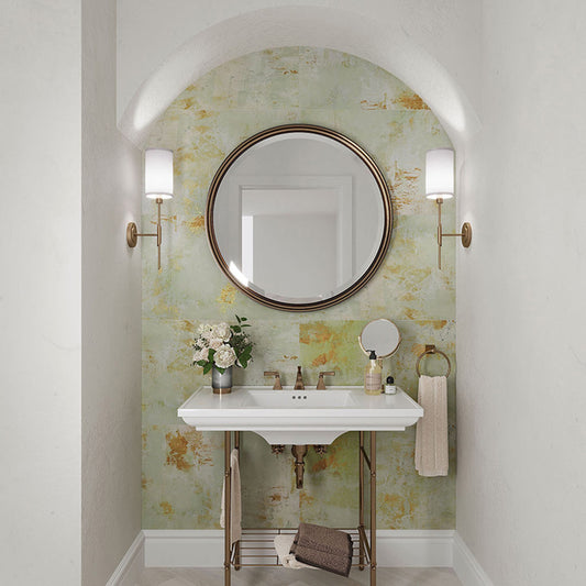 Moss Green 20 x 40 Natural Porcelain Large Tile - Sample