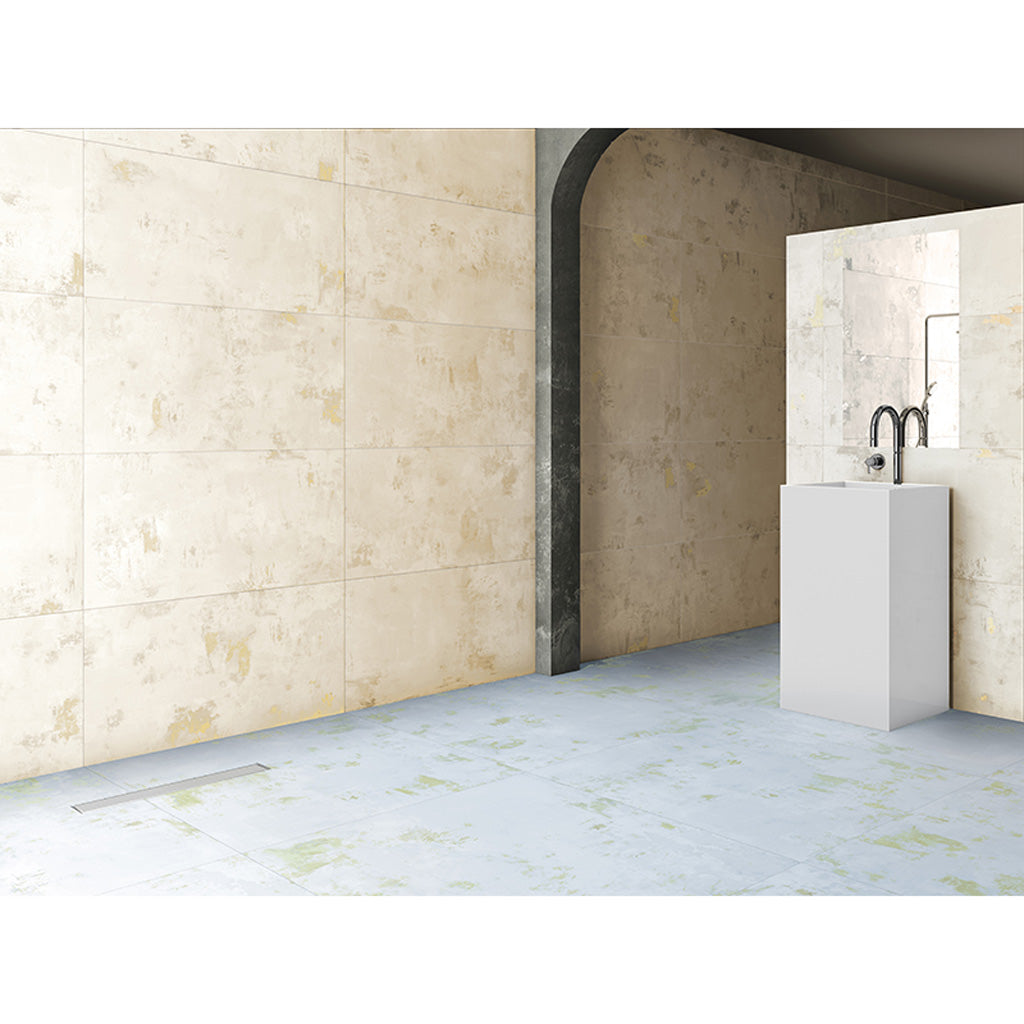 Light Beige 24 x 24 Natural Porcelain Large Tile