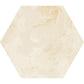 Light Beige 10 x 11 Natural Porcelain Hexagon Tile