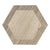 Light Brown 10 x 10 Matte Porcelain Hexagon Tile