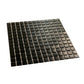 Black 12 x 12 Glossy Glass Mosaic Tile