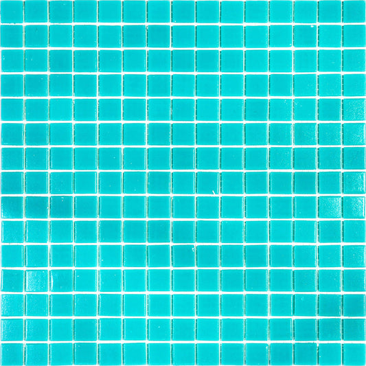 Ice Green 12 x 12 Glossy Glass Mosaic Tile