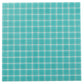 Neon Aqua Green 12 x 12 Glossy Glass Mosaic Tile