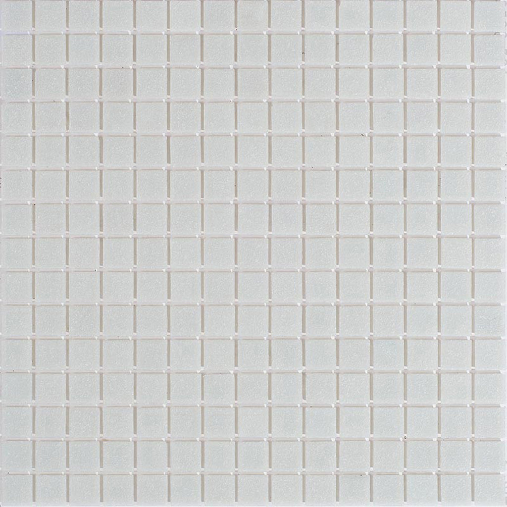 Cloud Gray 12 x 12 Glossy Glass Mosaic Tile